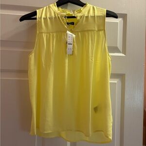 Chartreuse Sleeveless Women's Top j. Crew